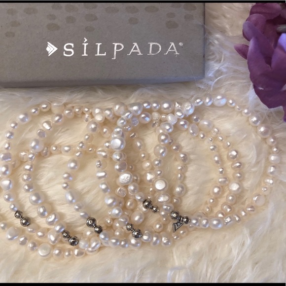 Silpada B1601 Full Set of 7 Freshwater Pearl Bracelets - Picture 2 of 10
